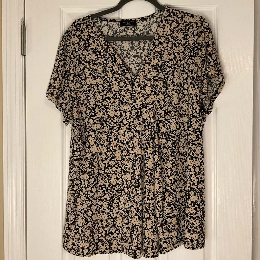 Lane Bryant Pleat-Front Top